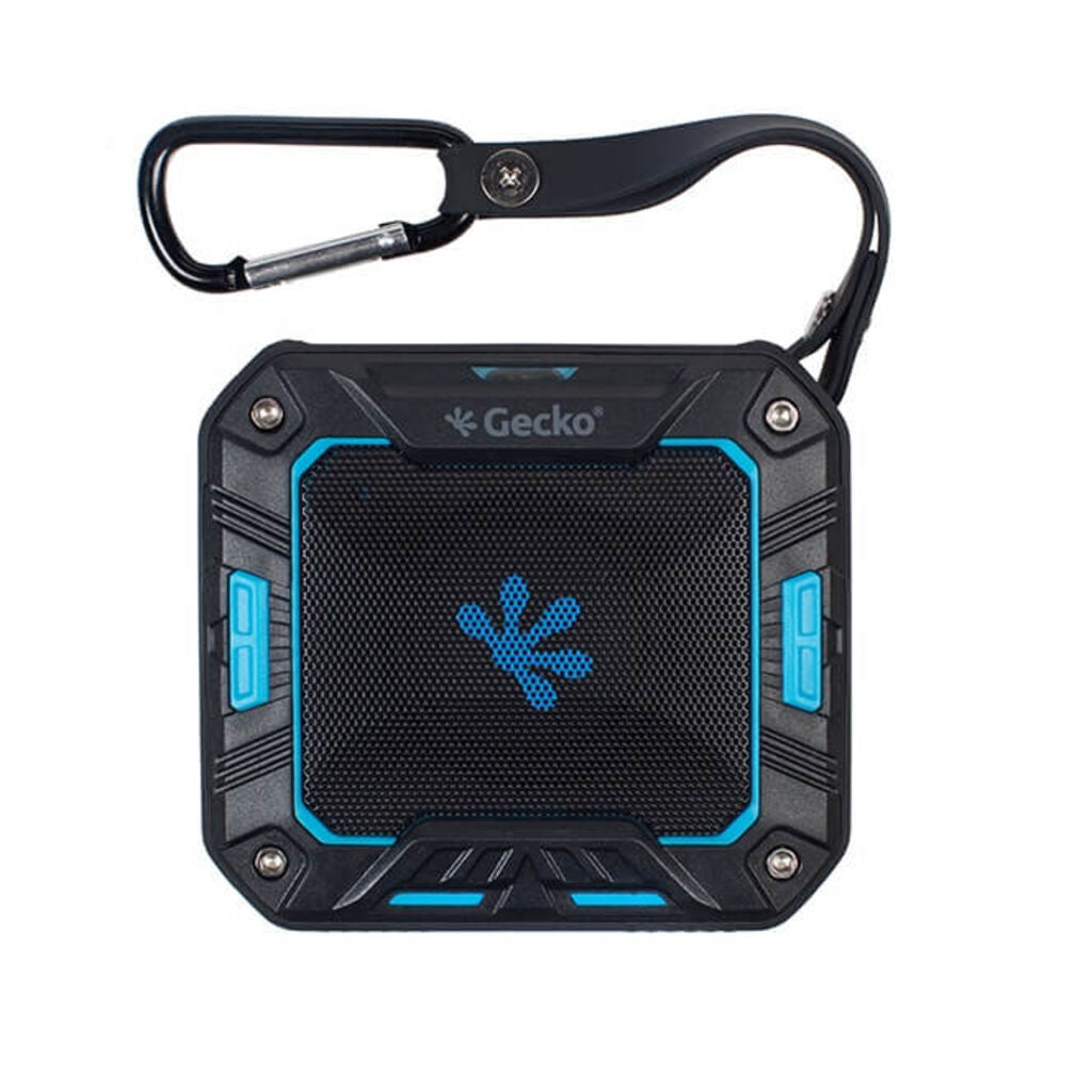 Waterproof Gecko Sound Square 5W Outdoor Bluetooth Speaker (Image 1 of 8) - Your favorite music is always with you, regardless of the conditions! The Gecko Sound Rectangle. Keywords: dynamo, flashlight, LED. SKU: Gecko-SS5W