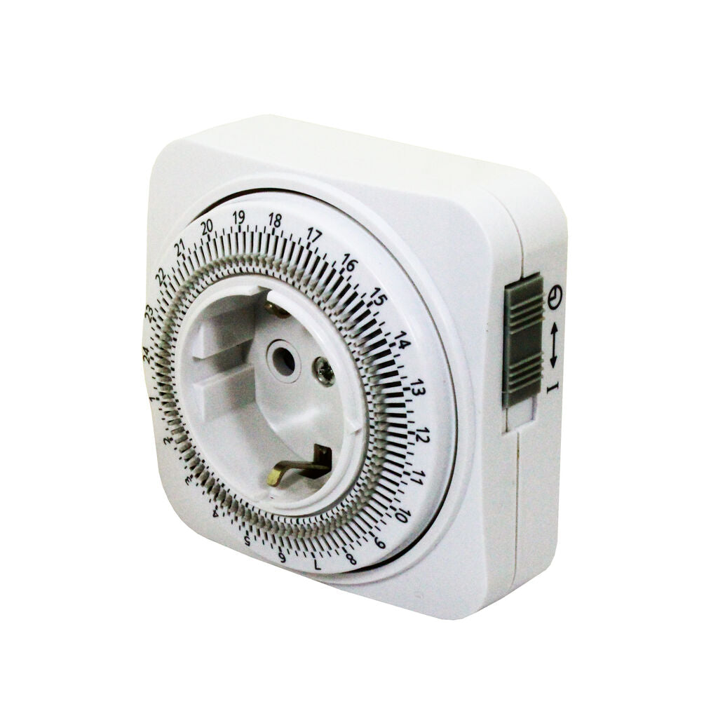 Analog Timer for Socket EcoSavers Simple Timer Programmer (Image 2 of 4) - EcoSavers 24h Mechanical Timer - Analog Socket Timer (Schuko) 

 Looking for a simple, reliable and. Keywords: hourglass, shower, showertimer, timer. SKU: 8717853703805 EcoSavers TimeSwitch Analogue