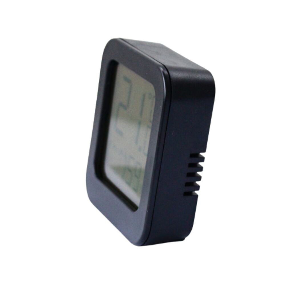 EcoSavers Digital LCD Thermometer Hygrometer Humidity Temperature Measurement (Image 2 of 4) - EcoSavers LCD Thermometer and Hygrometer - Monitor Your Climate, Save Energy! 

 Did you know that. Keywords: lampka, LED, light, nightlight. SKU: 8717853706066 EcoSavers Hygrometer | Thermometer