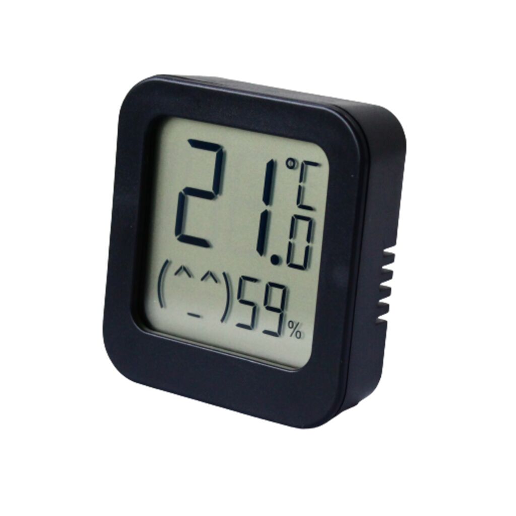 EcoSavers Digital LCD Thermometer Hygrometer Humidity Temperature Measurement (Image 1 of 4) - EcoSavers LCD Thermometer and Hygrometer - Monitor Your Climate, Save Energy! 

 Did you know that. Keywords: lampka, LED, light, nightlight. SKU: 8717853706066 EcoSavers Hygrometer | Thermometer