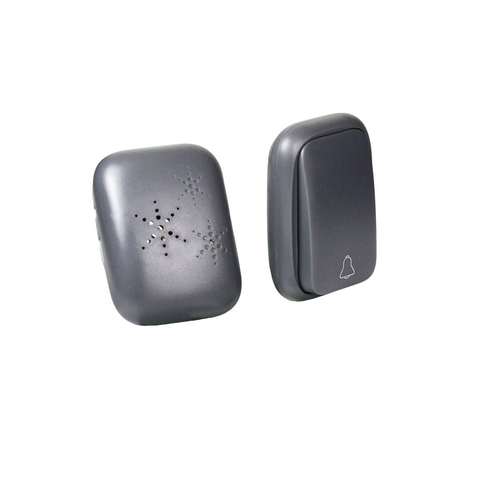 Kinetic Wireless Mini EcoSavers Doorbell Without Batteries (Image 1 of 4) - EcoSavers Kinetic Mini Battery-Free Doorbell (Wireless, IPX4) 

 Tired of constantly replacing the. Keywords: door, doorbell. SKU: 8717853705830 EcoSavers Kinetic Doorbell Mini