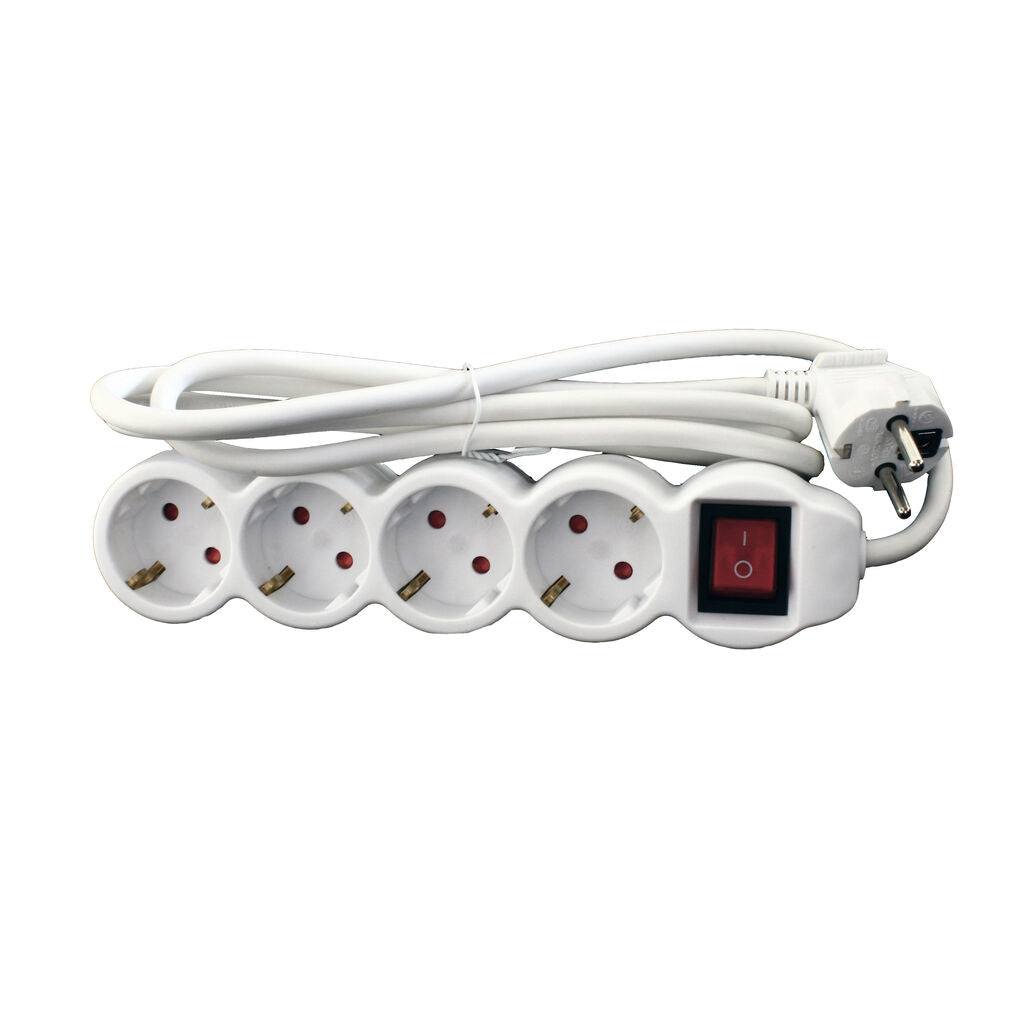 Power Strip 4 Sockets with EcoSavers Safety Switch