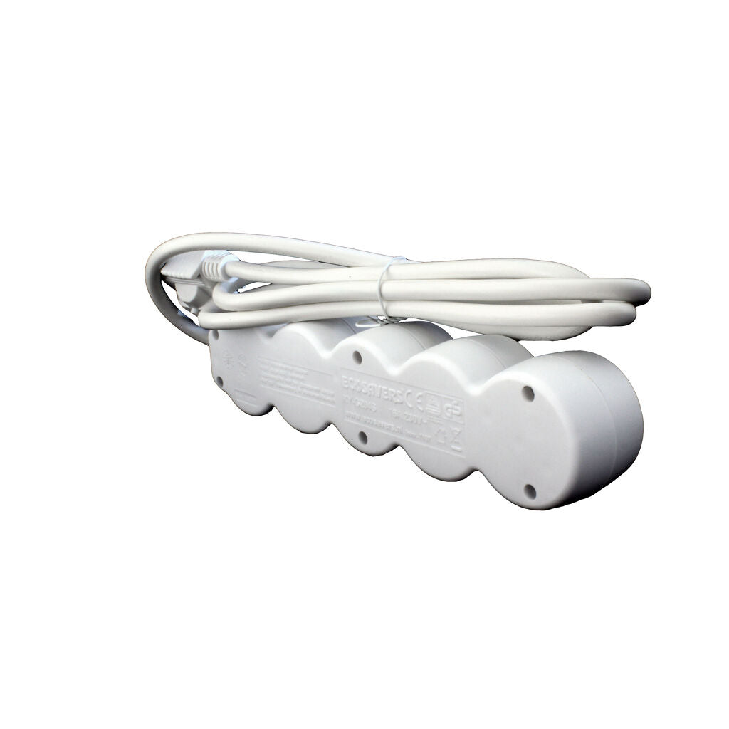 Power Strip 4 Sockets with EcoSavers Safety Switch (Image 5 of 5) - EcoSavers Power Strip with Foot Switch (4 Sockets, Schuko) 

 Are you fed up with the tangle of cab. Keywords: door, doorbell. SKU: 8717853705779 EcoSavers Socket Strip 4-Ports