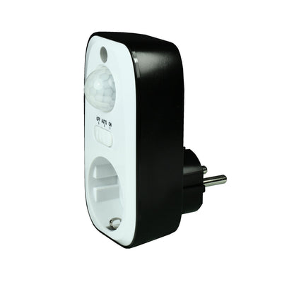 Socket with EcoSavers PIR Motion Sensor, Automatic Switch