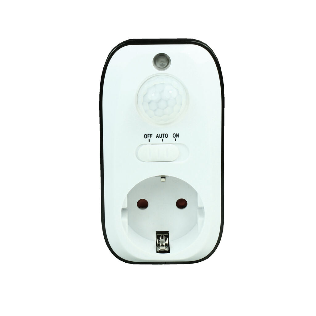 Socket with EcoSavers PIR Motion Sensor, Automatic Switch (Image 6 of 6) - Socket with EcoSavers PIR Motion Sensor - Automatic Control of 230V Devices 

 Do you forget to tur. Keywords: energy meter, power meter. SKU: 8717853705533 Ecosavers Sensor Socket PIR