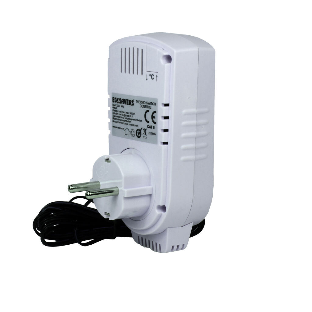 EcoSavers Thermo Switch Socket Thermostat Underfloor Heating (Image 4 of 5) - Intelligent EcoSavers Thermo Switch (Thermostat for Socket) 

 Does your underfloor or radiator hea. Keywords: heating, heatingsaver. SKU: 8717853705472 EcoSavers Thermo Switch