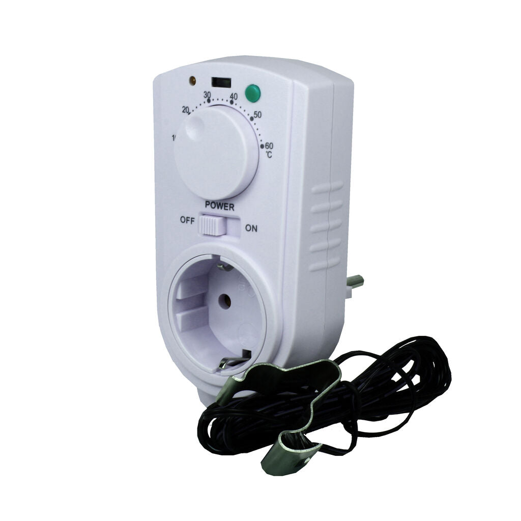 EcoSavers Thermo Switch Socket Thermostat Underfloor Heating (Image 3 of 5) - Intelligent EcoSavers Thermo Switch (Thermostat for Socket) 

 Does your underfloor or radiator hea. Keywords: heating, heatingsaver. SKU: 8717853705472 EcoSavers Thermo Switch