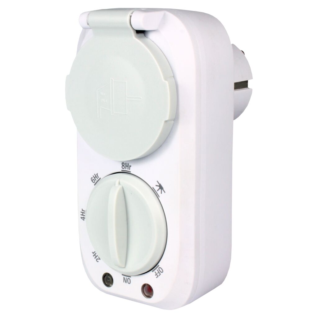 External Socket Timer Analog EcoSavers Light Sensor (Image 1 of 4) - EcoSavers Easy Timer External Timer - Twilight Sensor, IP44 (Schuko) 

 Do you want to easily autom. Keywords: heating, heatingsaver. SKU: 8717853705427 EcoSavers Outdoor Easy Timeswitch