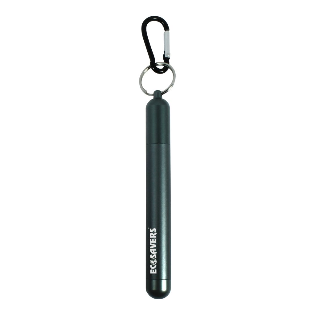 EcoSavers Stainless Steel Telescopic Straw Reusable Eco (Image 2 of 4) - EcoSavers Stainless Steel Telescopic Straw - Set with Case and Cleaner 

 Say STOP to disposable pl. Keywords: straw. SKU: 8717853705410 EcoSavers Stainless Telescopic Straw