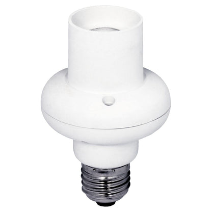 E27 lampholder with EcoSavers Automatic Light Microwave Sensor
