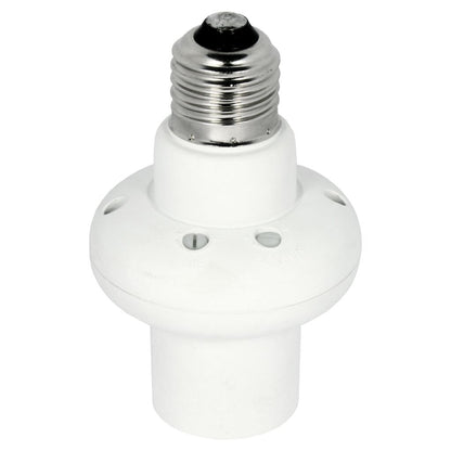 E27 lampholder with EcoSavers Automatic Light Microwave Sensor