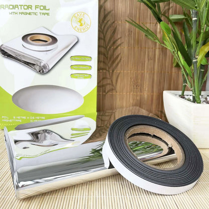 Thermal Insulation Foil for EcoSavers Radiator with Magnet 500x50cm