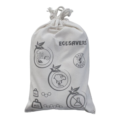 EcoSavers Wool Dryer Balls Accelerating Drying 6 pcs