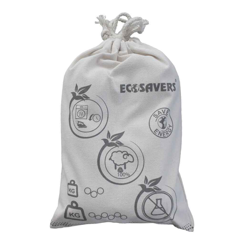 EcoSavers Dryerballs Wool - 6 pcs. in cotton bag
