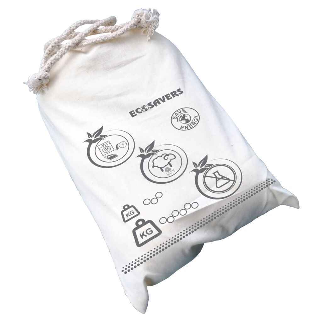 EcoSavers Dryerballs Wool - 6 pcs. in cotton bag