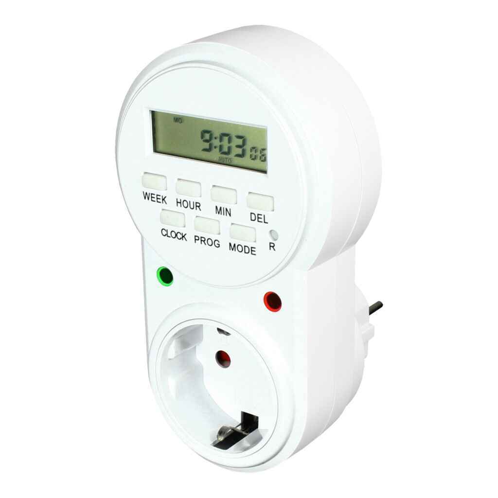 EcoSavers Digital Timeswitch French Plug