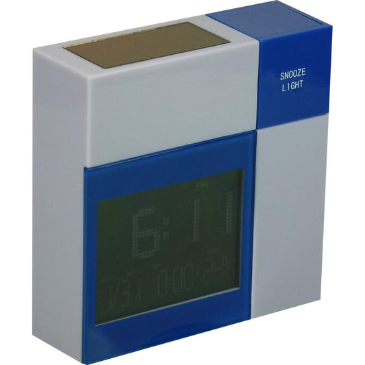 Solar Clock Alarm Clock Thermometer POWERplus Racoon Sound Activation