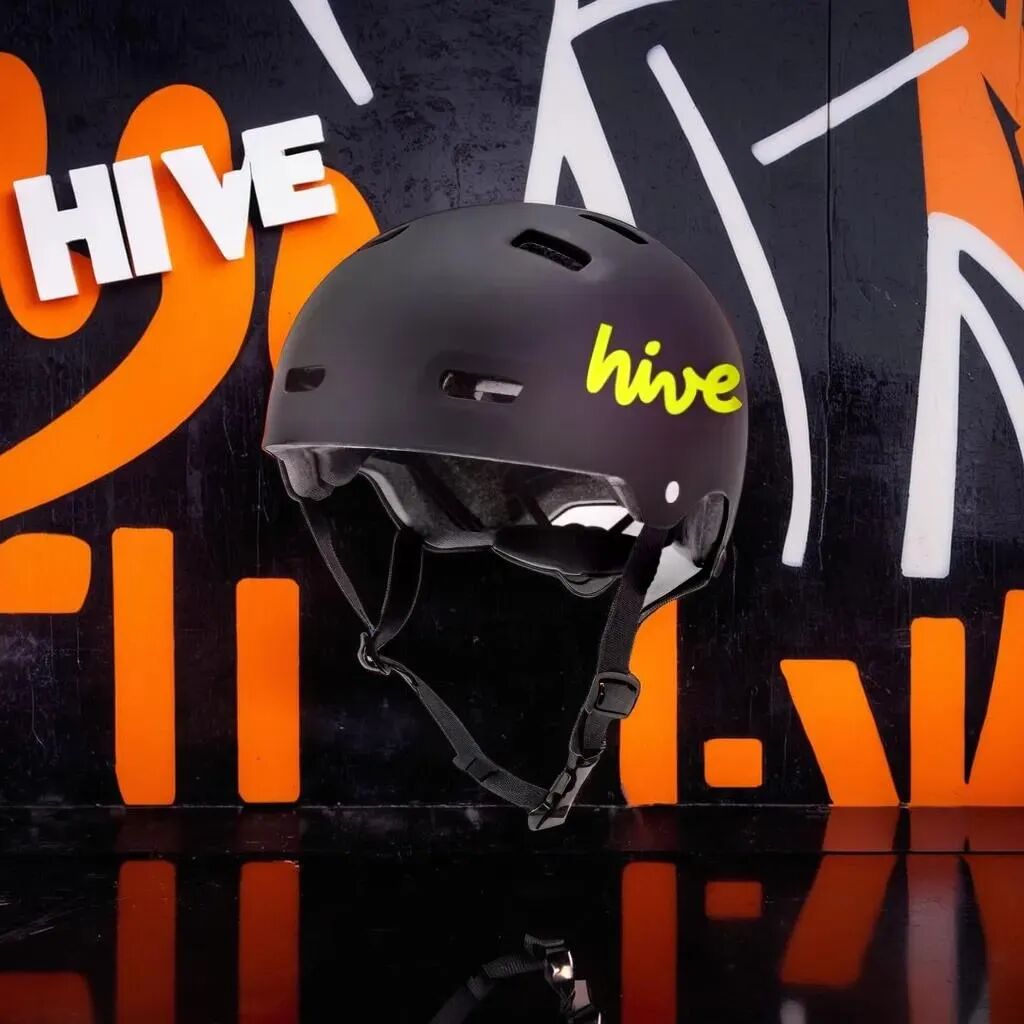 Oxelo Bicycle Helmet Size M Limited Edition Hive (Image 7 of 10) - Oxelo Helmet for Skateboard / Bike / Scooter - Limited Edition hive (Size M) 

 Stay completely saf. Keywords: helmet. SKU: hive-helmet