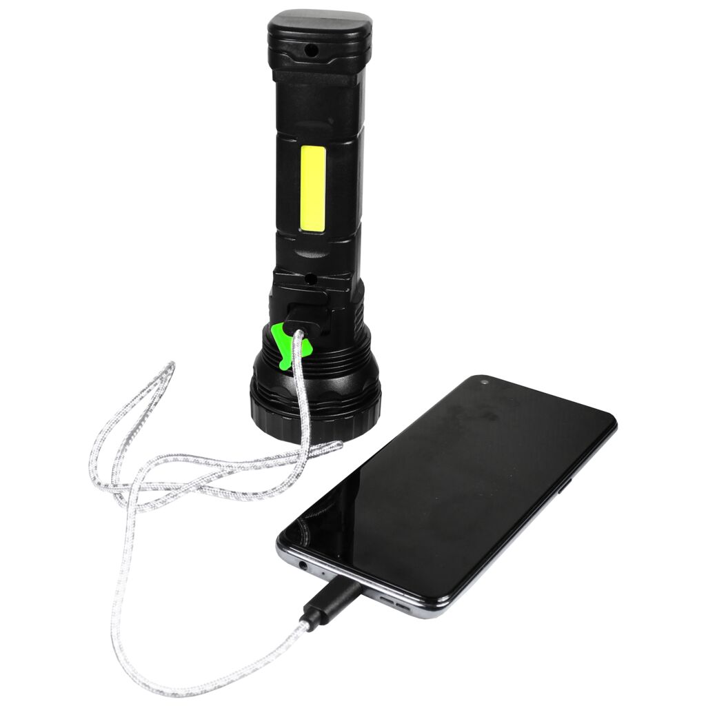 Solar LED Flashlight Powerbank POWERplus Snake Emergency (Image 4 of 4) - POWERplus Snake Solar LED Flashlight - Powerbank 2500mAh, Reading Light, Replaceable Battery 

 Are. Keywords: solar toys, toy, toys. SKU: 8717853706103 POWERplus Snake