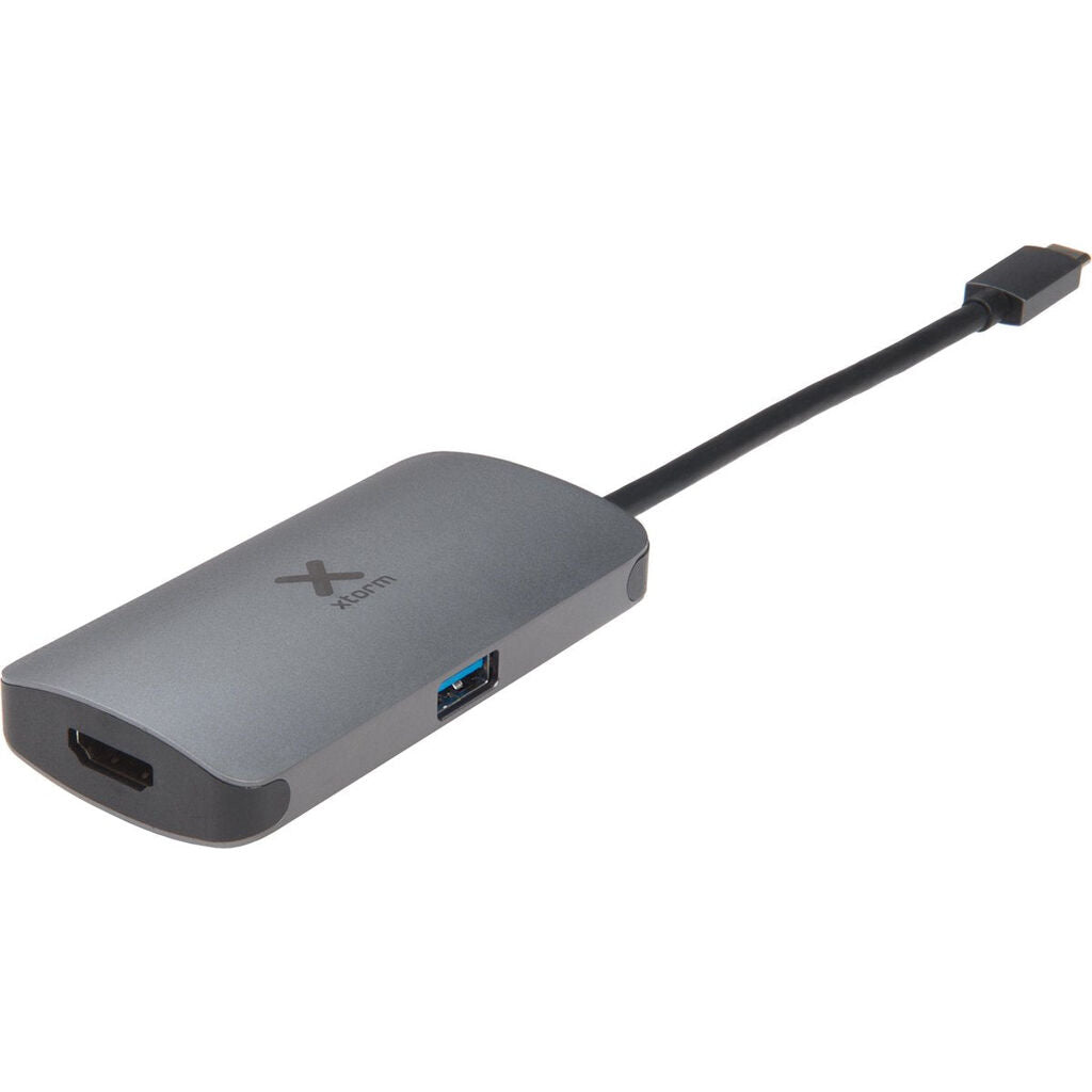 Hub 3in1 USB-C to USB 3.0 HDMI Xtorm XC003 Multifunction Adapter (Image 1 of 7) - Xtorm XC003 3-in-1 USB-C hub - HDMI 4K@60Hz, USB 3.0, PD Charging (Connected Series) 

 Your modern. Keywords: solar toys, toy, toys. SKU: XC003