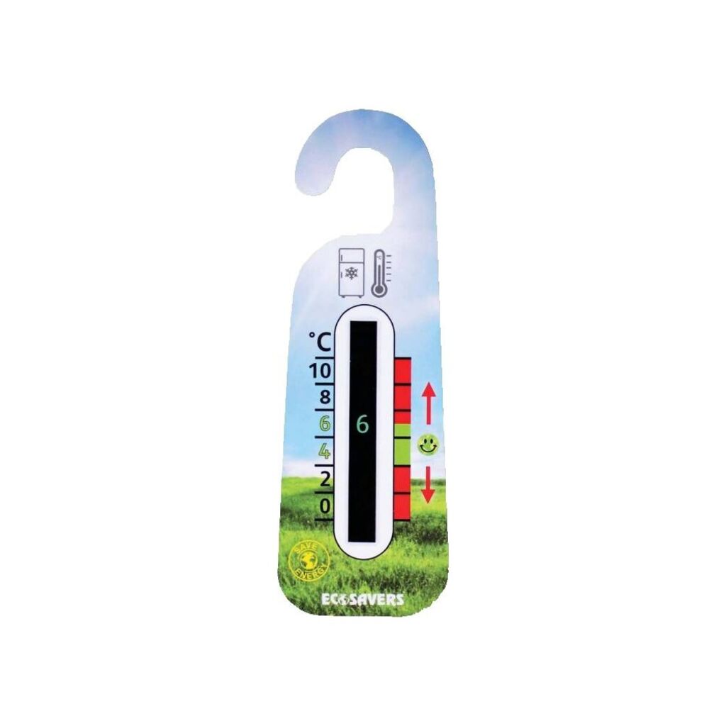 EcoSavers Flat Liquid Crystal Refrigerator Thermometer (Image 1 of 2) - EcoSavers LCD Fridge and Freezer Thermometer 

 Are you absolutely sure that the temperature inside. Keywords: ecomarketing, fridge, thermometer. SKU: 8717853705823 EcoSavers Fridge Thermometer Liquid