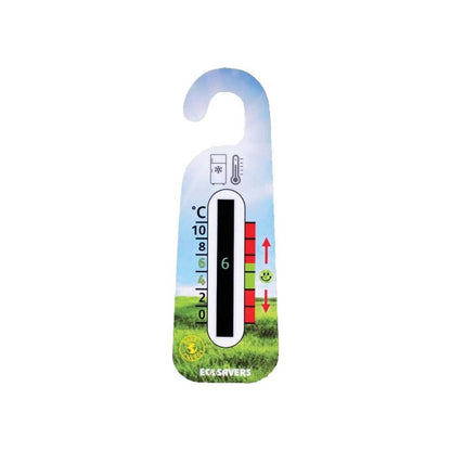 EcoSavers Flat Liquid Crystal Refrigerator Thermometer