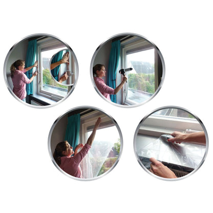 EcoSavers Heat Saving Insulation Foil Set for Windows Doors