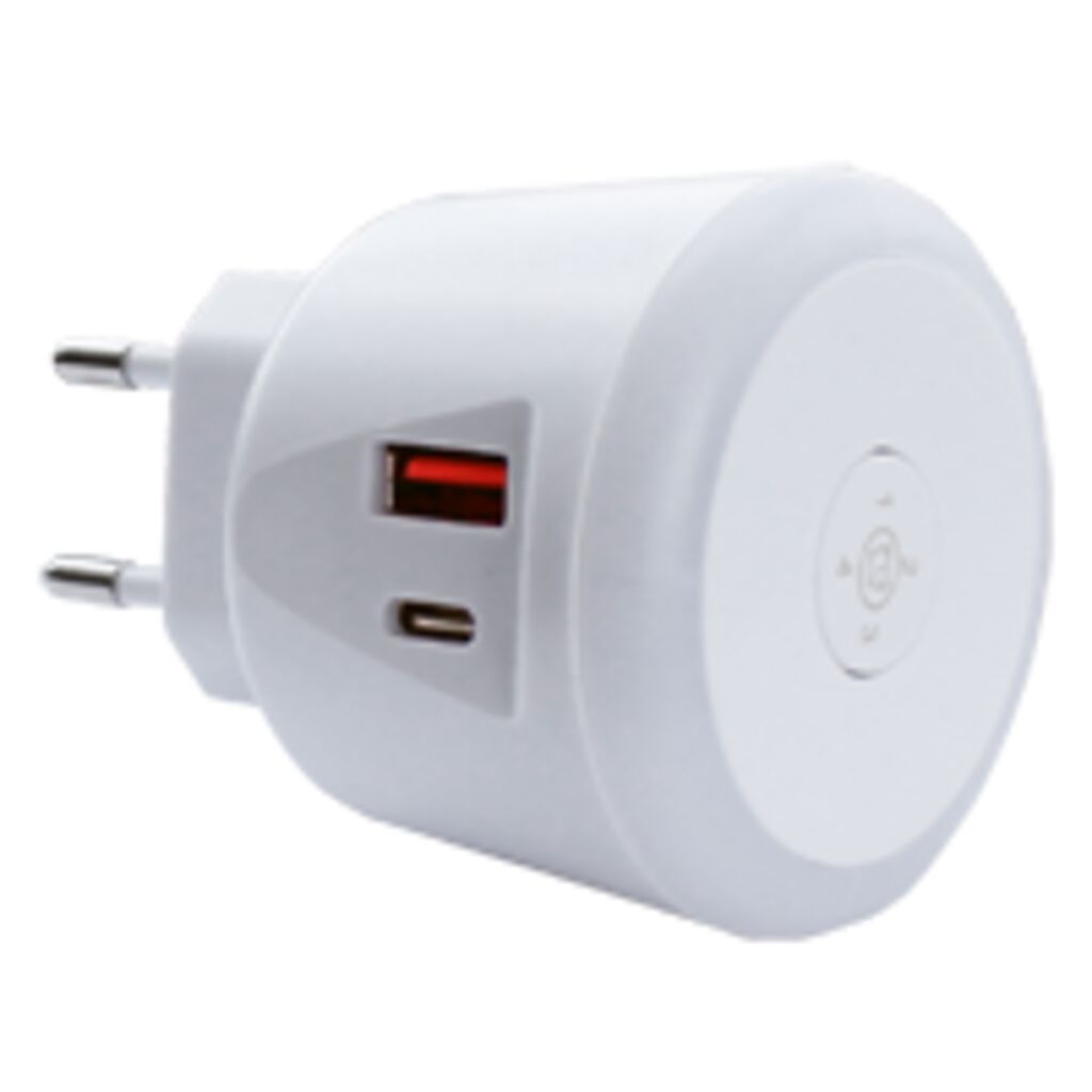 USB charger with EcoSavers Timer Savings timer