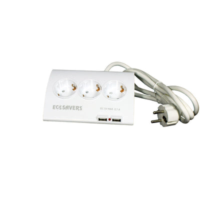 Power Strip Design 5 Slots 2 USB EcoSavers