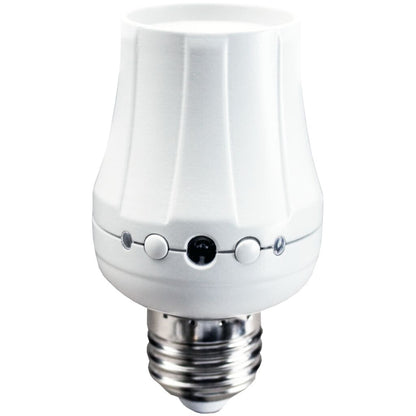 E27 Bulb Holder with Twilight Sensor EcoSavers Automatic Light