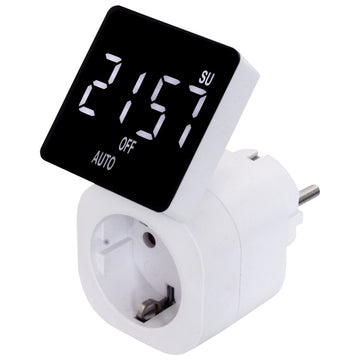 EcoSavers Digital Timer Switch Large Backlit Display Weekly Programmable Socket