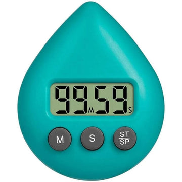 EcoSavers Digital Universal Energy-Saving Water Timer (Image 1 of 3) - Save time, water and energy with style! The EcoSavers® digital timer in a charming drop shape i. Keywords: kitchen, shower, timer. SKU: Drop_Timer_AAA